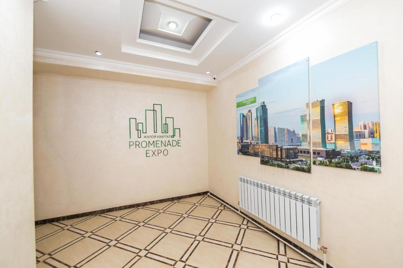 В Promenade Expo Квартира С Романтическим Видом Astana Exterior foto